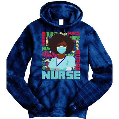 African American Black Nurse Tie Dye Hoodie