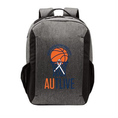 Autlive Auburn Basketball Fight Against Cancer Vector Backpack