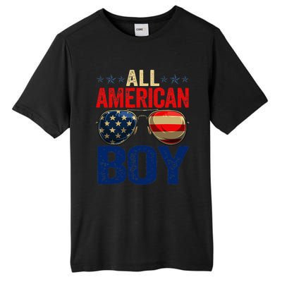 All American Boy Matching Family 4th Of July Celebration Tall Fusion ChromaSoft Performance T-Shirt