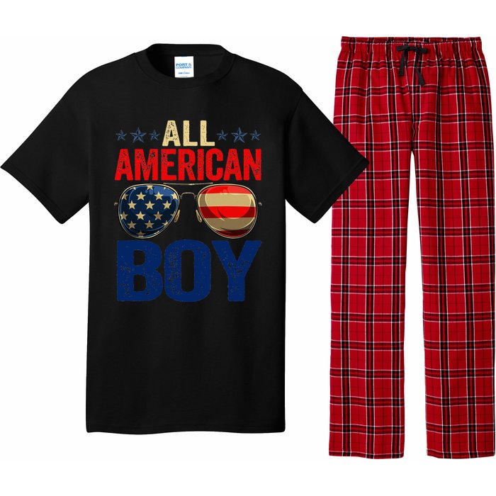 All American Boy Matching Family 4th Of July Celebration Pajama Set