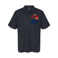 All American Boy Matching Family 4th Of July Celebration Softstyle Adult Sport Polo