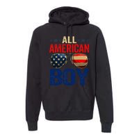 All American Boy Matching Family 4th Of July Celebration Premium Hoodie