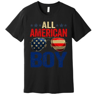 All American Boy Matching Family 4th Of July Celebration Premium T-Shirt