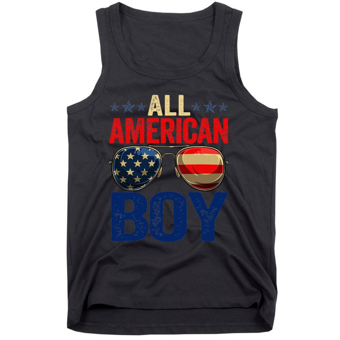 All American Boy Matching Family 4th Of July Celebration Tank Top