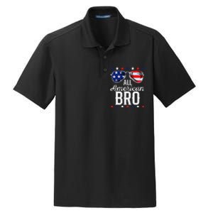 All American Bro 4th Of July Usa Sunglasses Family Fun Dry Zone Grid Polo