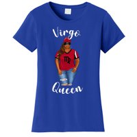 African American Baseball Mom Virgo Queen Zodiac Sign Gift Women's T-Shirt