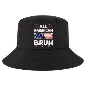 All American Bruh 4th Of July Patriotic Family Fun Cool Comfort Performance Bucket Hat