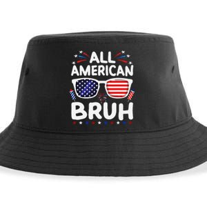 All American Bruh 4th Of July Patriotic Family Fun Sustainable Bucket Hat