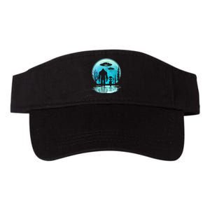 Alien And Bigfoot Moon Valucap Bio-Washed Visor