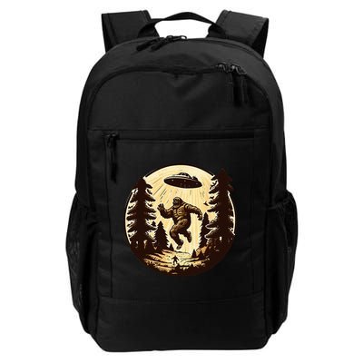 Alien And Bigfoot UFO Bigfoot Alien Backpack