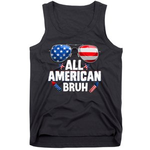 All American Bruh Fourth Of July American Tank Top