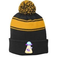 Abduction Stripe Pom Pom Beanie