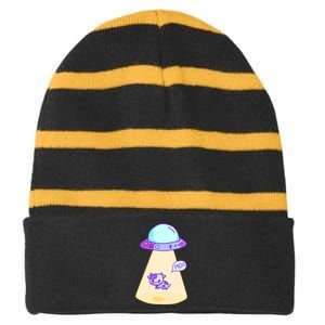 Abduction Striped Beanie with Solid Band