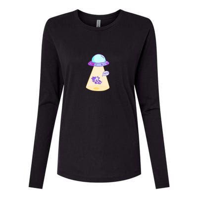 Abduction Womens Cotton Relaxed Long Sleeve T-Shirt