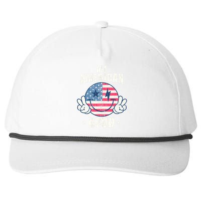 All American Bruh 4th Of July Boy Patriotic Snapback Five-Panel Rope Hat