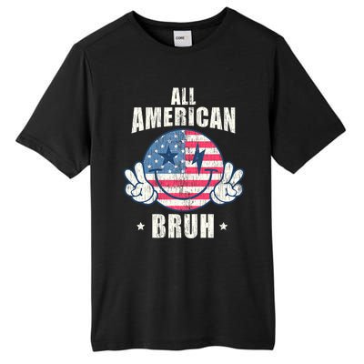 All American Bruh 4th Of July Boy Patriotic Tall Fusion ChromaSoft Performance T-Shirt