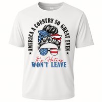 America A Country So Great Even It's Haters Won't Leave Cooling Performance Crew T-Shirt