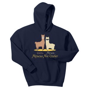 Alpacas Are Cooler I Camel Lama Animal Pet Cute Wool Kids Hoodie