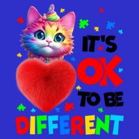Autism Awareness Cat ItS Ok To Be Different Funny Autistic Gift Visor