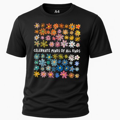 Autism Awareness Celebrate Minds Of All Kinds Wildflower Cooling Performance Crew T-Shirt