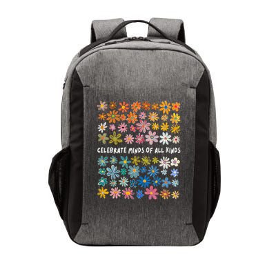 Autism Awareness Celebrate Minds Of All Kinds Wildflower Vector Backpack