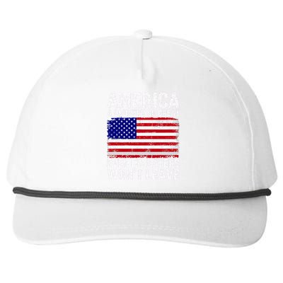 America A Country So Great Even Its Haters WonT Leave Snapback Five-Panel Rope Hat