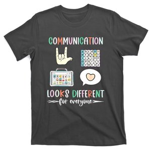 Autism Awareness Communication Looks Different For Everyone Gift T-Shirt