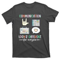 Autism Awareness Communication Looks Different For Everyone Gift T-Shirt