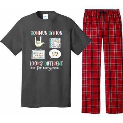 Autism Awareness Communication Looks Different For Everyone Gift Pajama Set