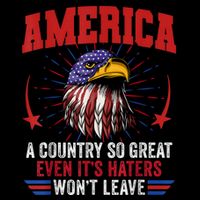 America A Country So Great Even Its Haters Wont Leave Cooling Performance Long Sleeve Crew