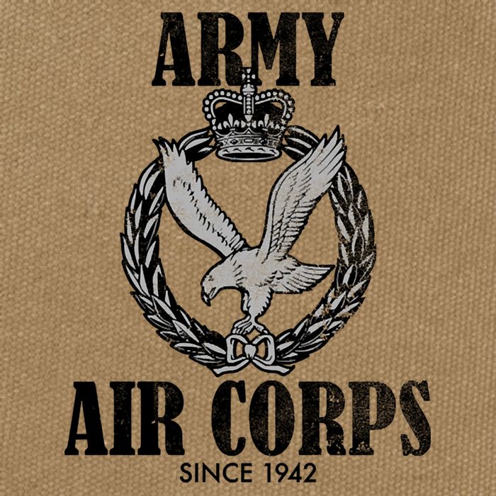 Army Air Corps Since 1942 Cotton Canvas Backpack