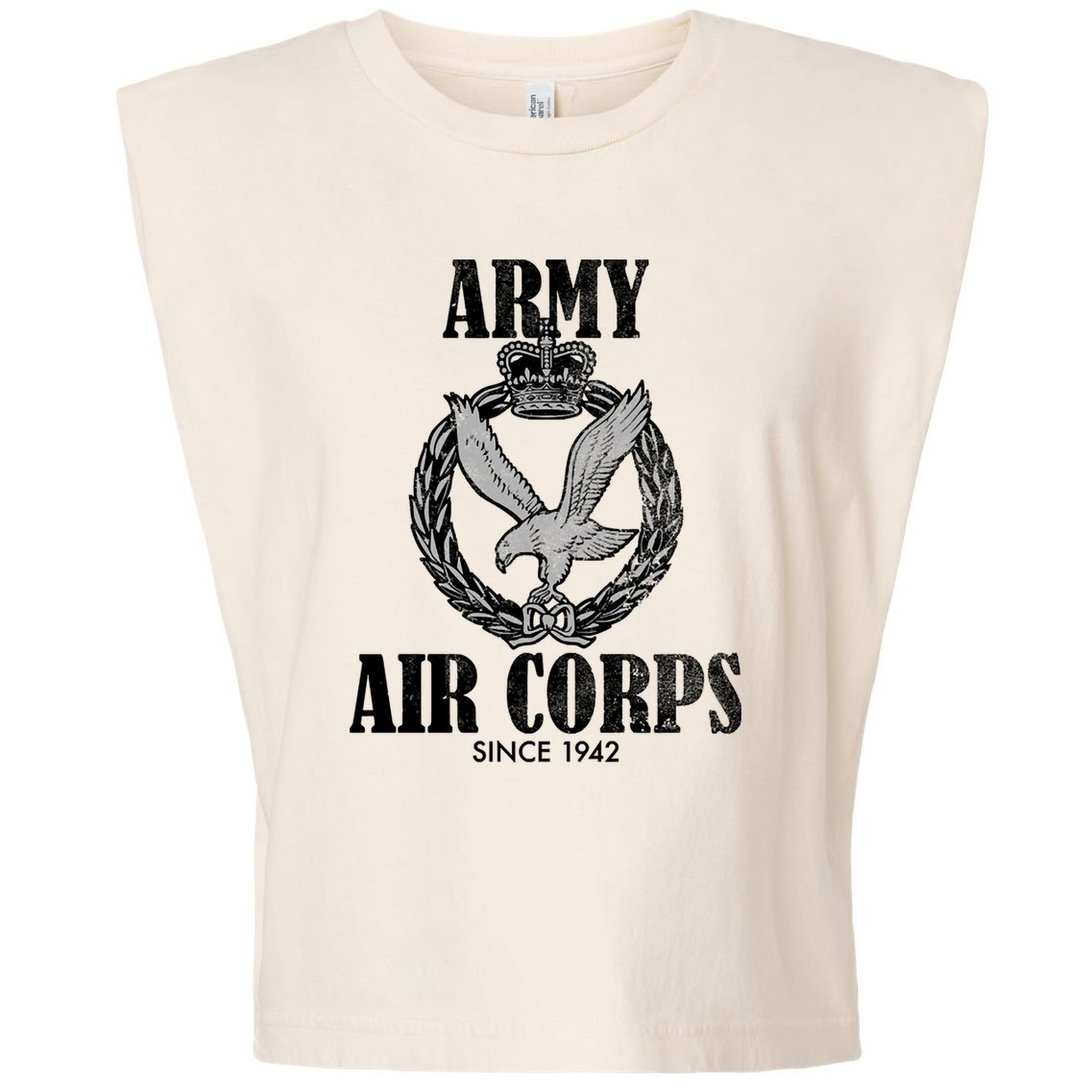 Army Air Corps Since 1942 Garment-Dyed Women's Muscle Tee