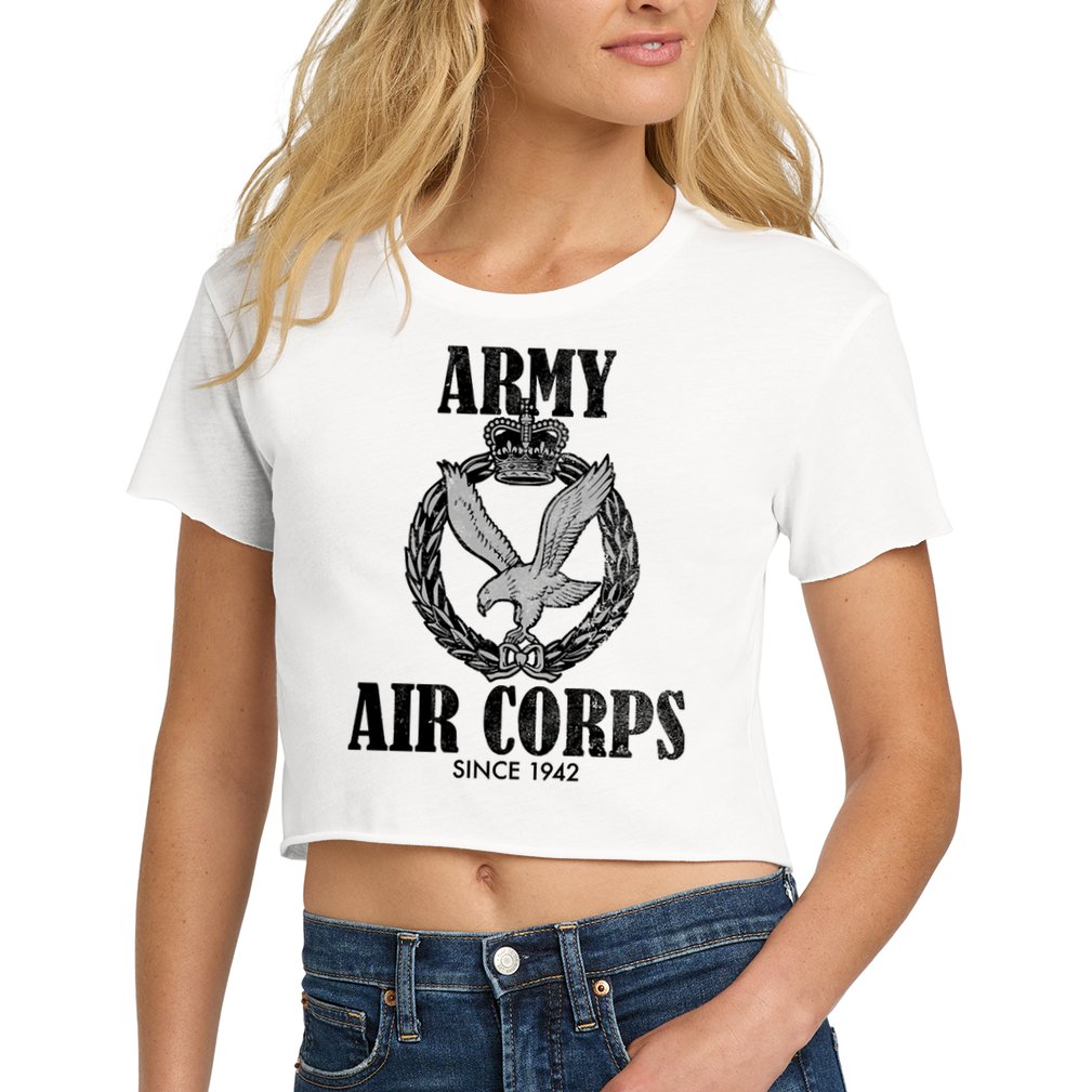 Army Air Corps Since 1942 Crop Top