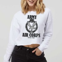 Army Air Corps Since 1942 Cropped Pullover Crew