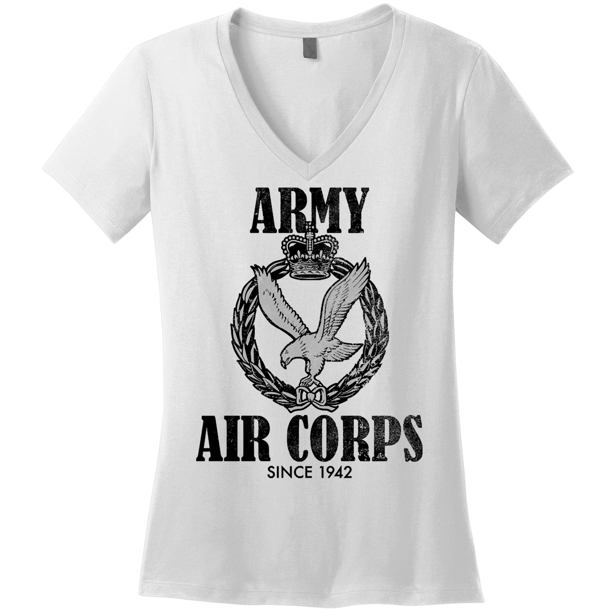 Army Air Corps Since 1942 Women's V-Neck T-Shirt