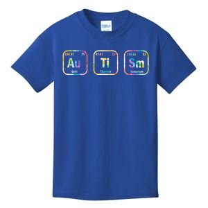 Autism Awareness Chemistry Elets Periodic Table Tie Dye Gift Kids T-Shirt