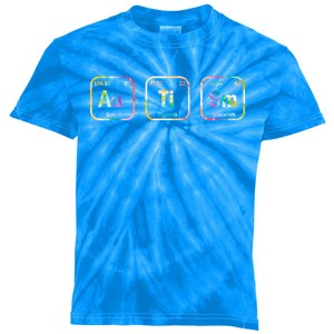 Autism Awareness Chemistry Elets Periodic Table Tie Dye Gift Kids Tie-Dye T-Shirt