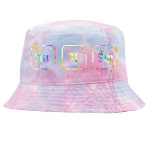 Autism Awareness Chemistry Elets Periodic Table Tie Dye Gift Tie-Dyed Bucket Hat