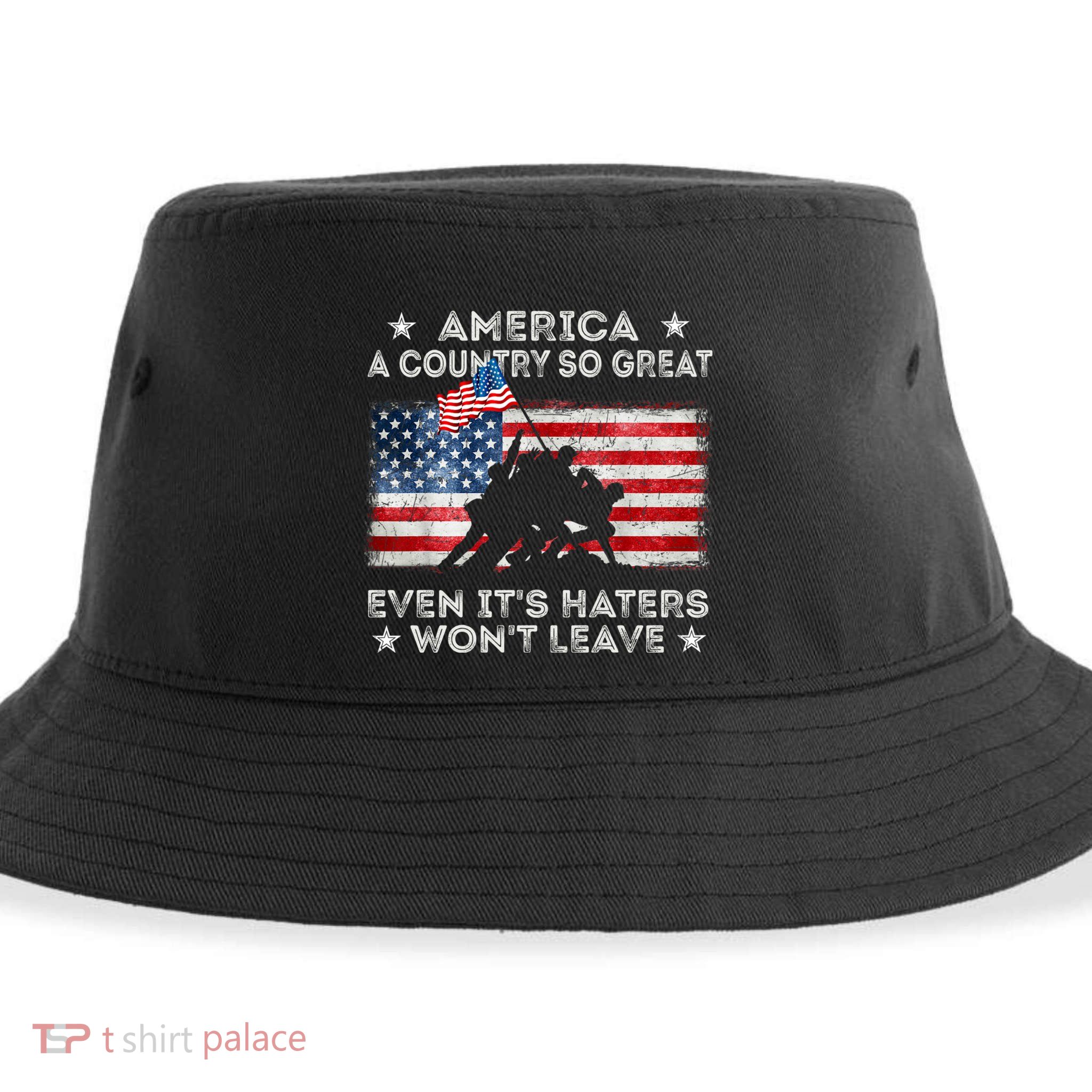 America A Country So Great Even Its Haters Wont Leave Sustainable Bucket Hat