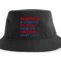 America A Country So Great Even Its Haters Wont Leave Sustainable Bucket Hat