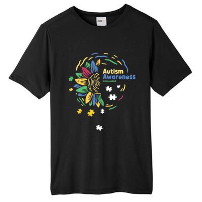 Autism Awareness Choose Kind Autistic Gift Tall Fusion ChromaSoft Performance T-Shirt