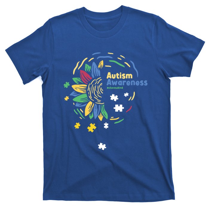 Autism Awareness Choose Kind Autistic Gift T-Shirt