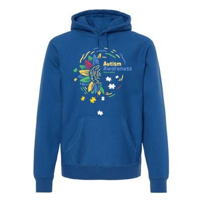 Autism Awareness Choose Kind Autistic Gift Premium Hoodie