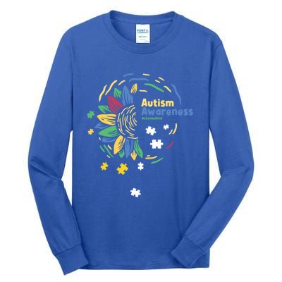 Autism Awareness Choose Kind Autistic Gift Tall Long Sleeve T-Shirt