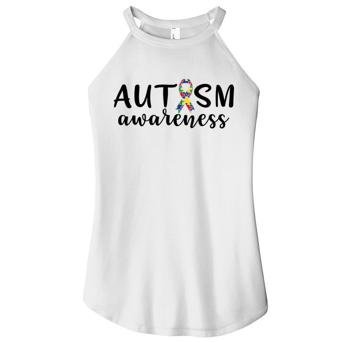 Autism Awareness Cute Autism Awareness Gift Women's Perfect Tri Rocker Tank