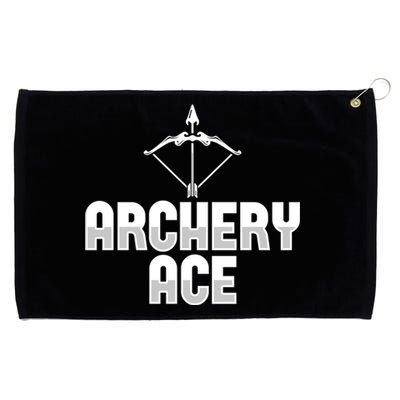 Archery Ace Cool Gift Bow Arrow Club Competition Archery Gift Grommeted Golf Towel