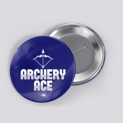 Archery Ace Cool Gift Bow Arrow Club Competition Archery Gift Button