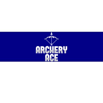 Archery Ace Cool Gift Bow Arrow Club Competition Archery Gift Bumper Sticker