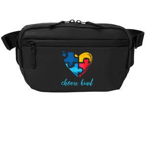 Autism Awareness Choose Kind Heart Puzzle Cool Gift Crossbody Pack