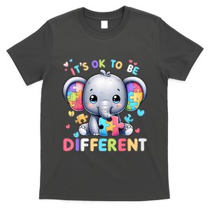 Autism Awareness Cute Elephant Its Ok To Be Different Gift T-Shirt